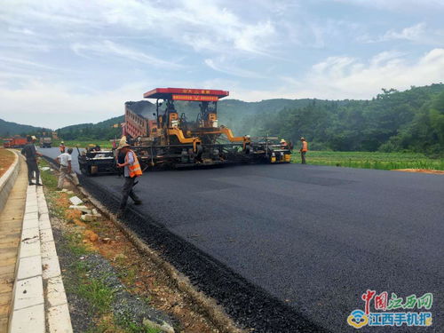 國(guó)道533線新余環(huán)城段13.54公里油面工程完工 圖